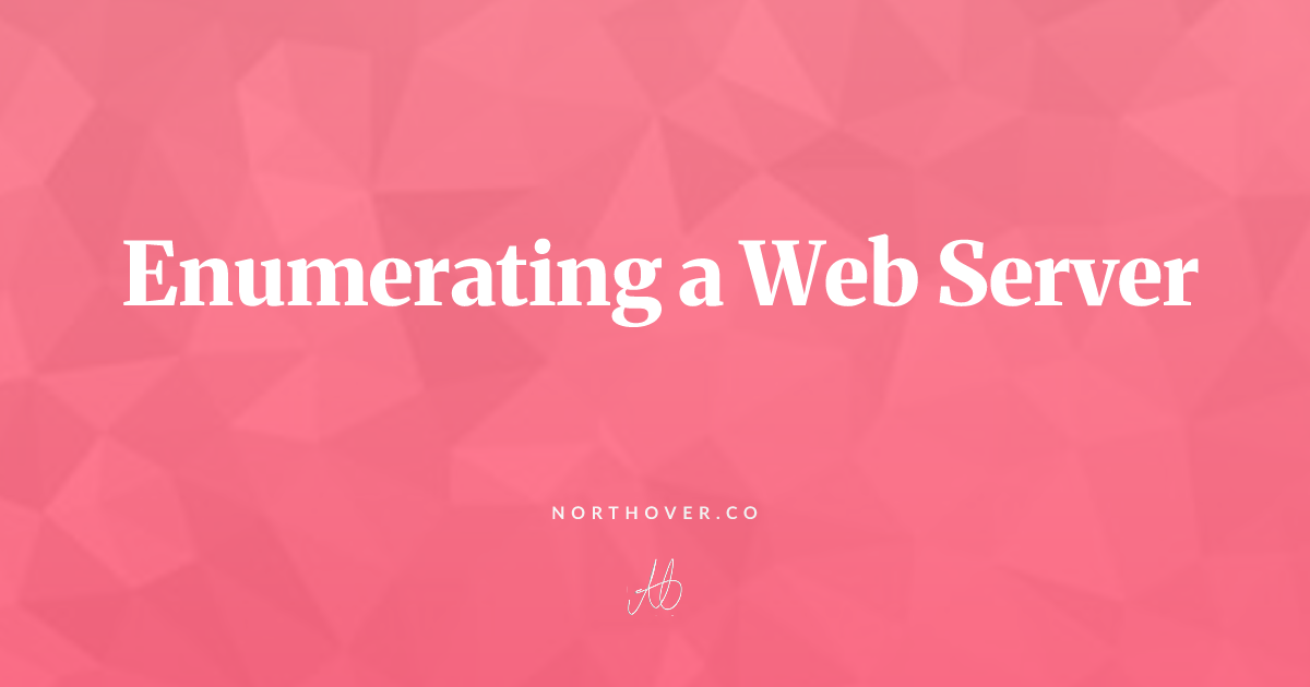 Enumerating a Web Server